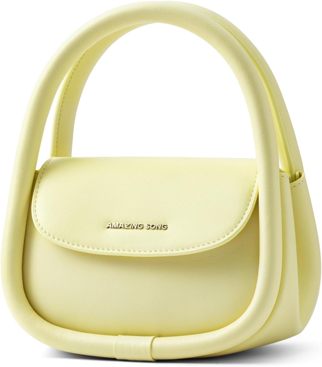 Amazing Song leather crossbody purses for women soft leather crossbody bags for women small handbags top handle bags Yellow