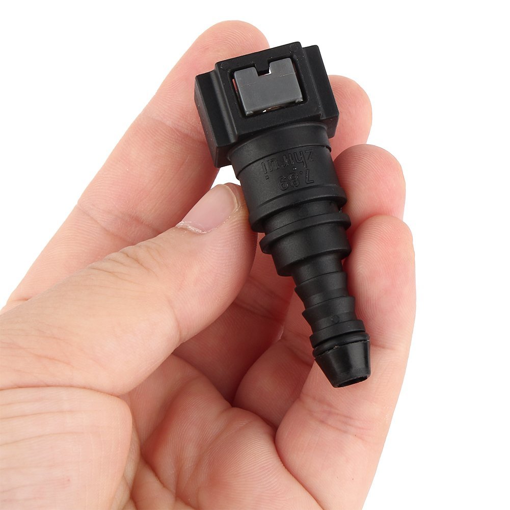 Fuel Line Coupler, Plastic Fuel Pipe Fittings 8mm Fuel Line Connectors