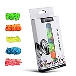 MAGICYOYO Yoyo Strings 25 Pack, Professional 100% Polyester Replacement Yo Yo Strings for Responsive Yoyos & Unresponsive Yo Yos, 43.3 Inches/110cm - Blue, Green, Yellow, Orange, Pink