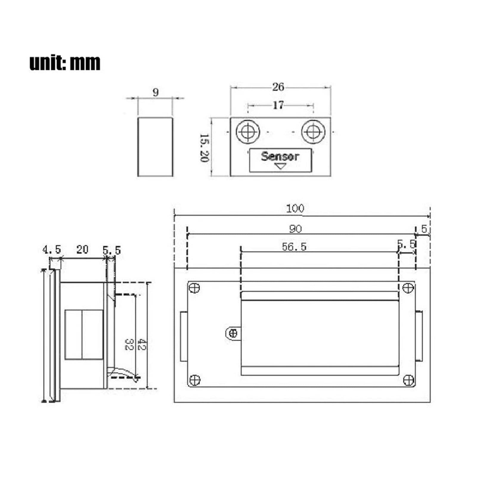 Skala Liniowa, Skala magnetyczna M503 Wyświetlacz DRO Zintegrowany system pomiaru z wbudowanym magnesem Taśma magnetyczna z profilem paska plamiącego Obróbka drewna(M503 display sensor)
