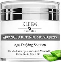 Crema Viso Antirughe Acido ialuronico con Retinolo e Collagene - Eletta Miglior Crema Antirughe Donna e Uomo per Rughe, Macchie Scure e Linee Sottili - 50ml