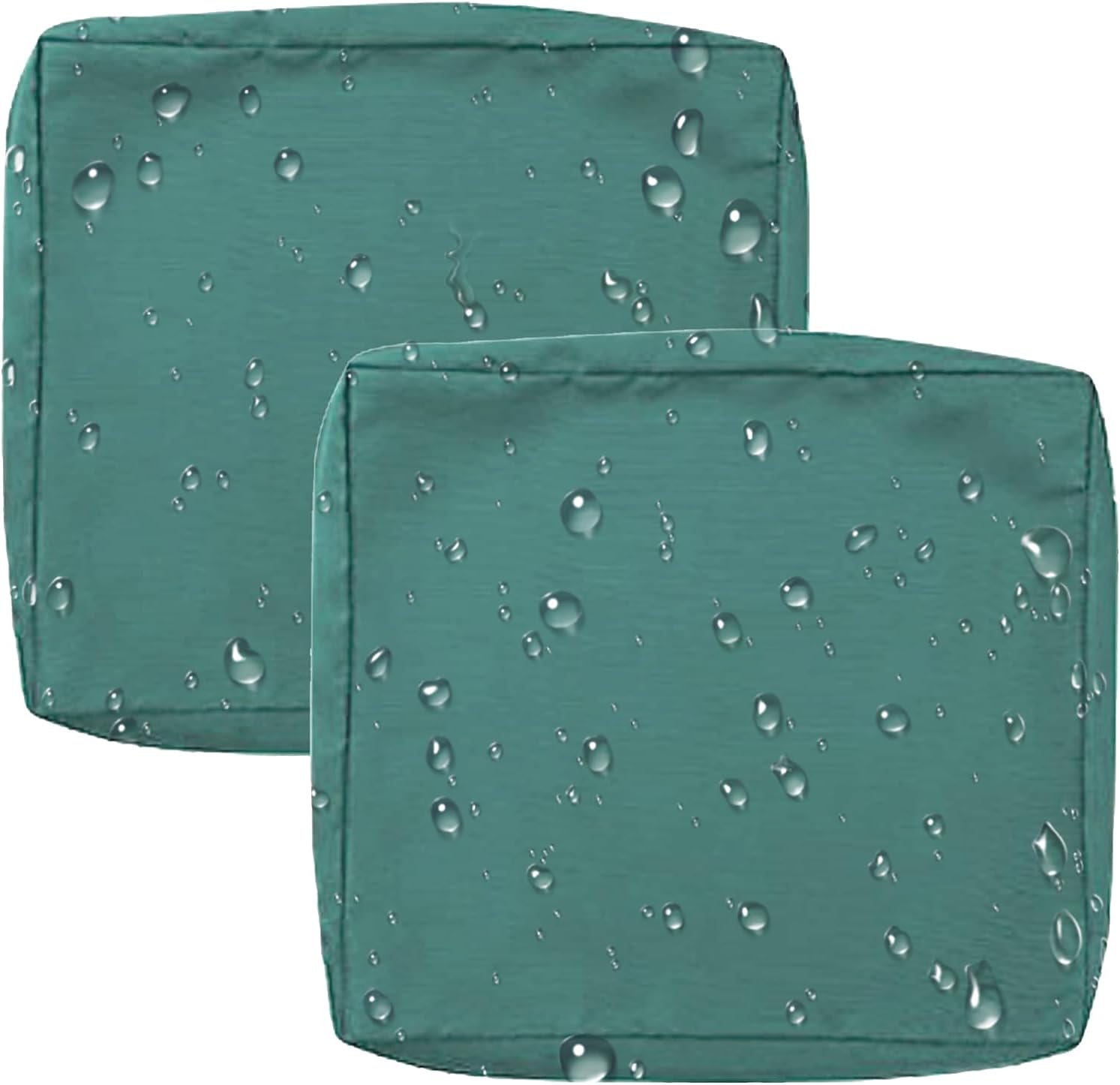 Outdoor Cushion Slipcovers Waterproof, Patio Cushion Covers Replacement, Fade Resistant Outdoor Cushion Covers, Furniture Seat Cushion for Garden and Backyard