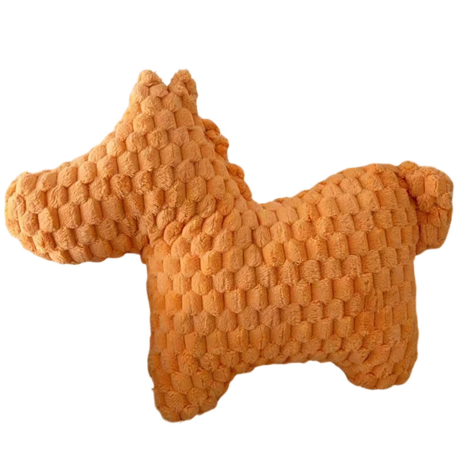 Kaeltsyn New Year Horse Shape Colorful Furry Pillow PP Cotton Filled Cushion for Sofa Couch Bed Decors and Gift Presentations Offices Chair Back Pillow