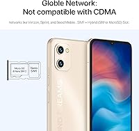 Vista 6 de UMIDIGI Teléfono celular G1 Dual Sim 4G LTE Global Desbloqueado Teléfono, Unisoc T610 hasta 1.8GHz, 2+32GB 256G Expandible, 6.52" HD+, 5150mAh