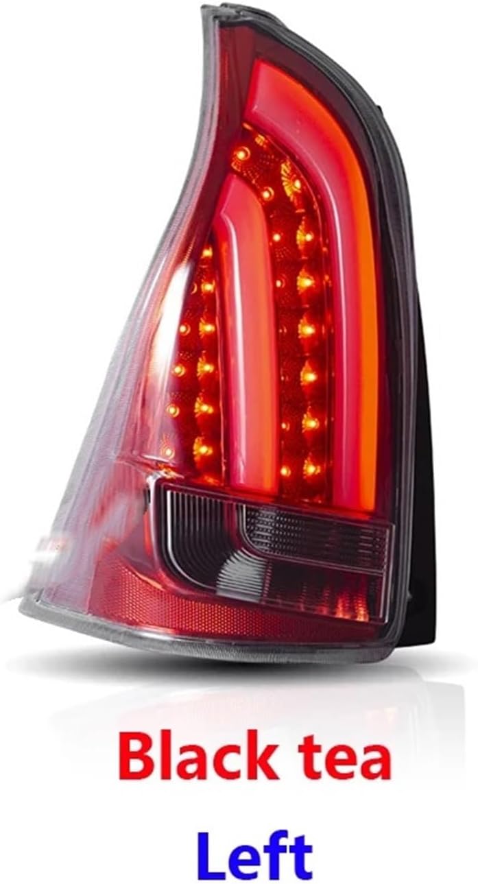 Compatible With Toyota AVANZA 2012-2015 LED Tail Light Assembly Refit Taillight Rear Lamp Streaming Turn Light Car Accessories(Set 1)