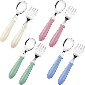 IKEA Kalas Besteck Set 4-teilig Grau - Kinderbesteck BPA-frei