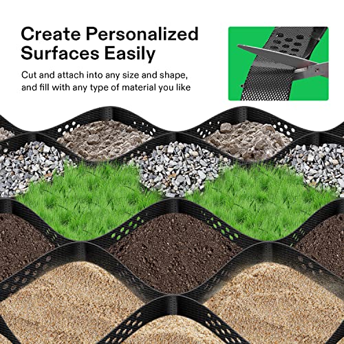 Image of VIVOSUN 2'' Depth Ground Grid, 9x17 ft, High-Density HDPE Geo Cell