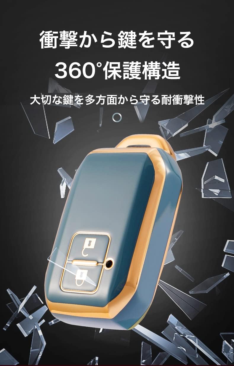 スズキ Suzuki用 2ボタン キーケース クロスビー スイフトrs スベーシア スマートキーケース ハイブリッド ブラック ワゴン 新型ハスラー 用 黒 素晴らしい価格 キーケース