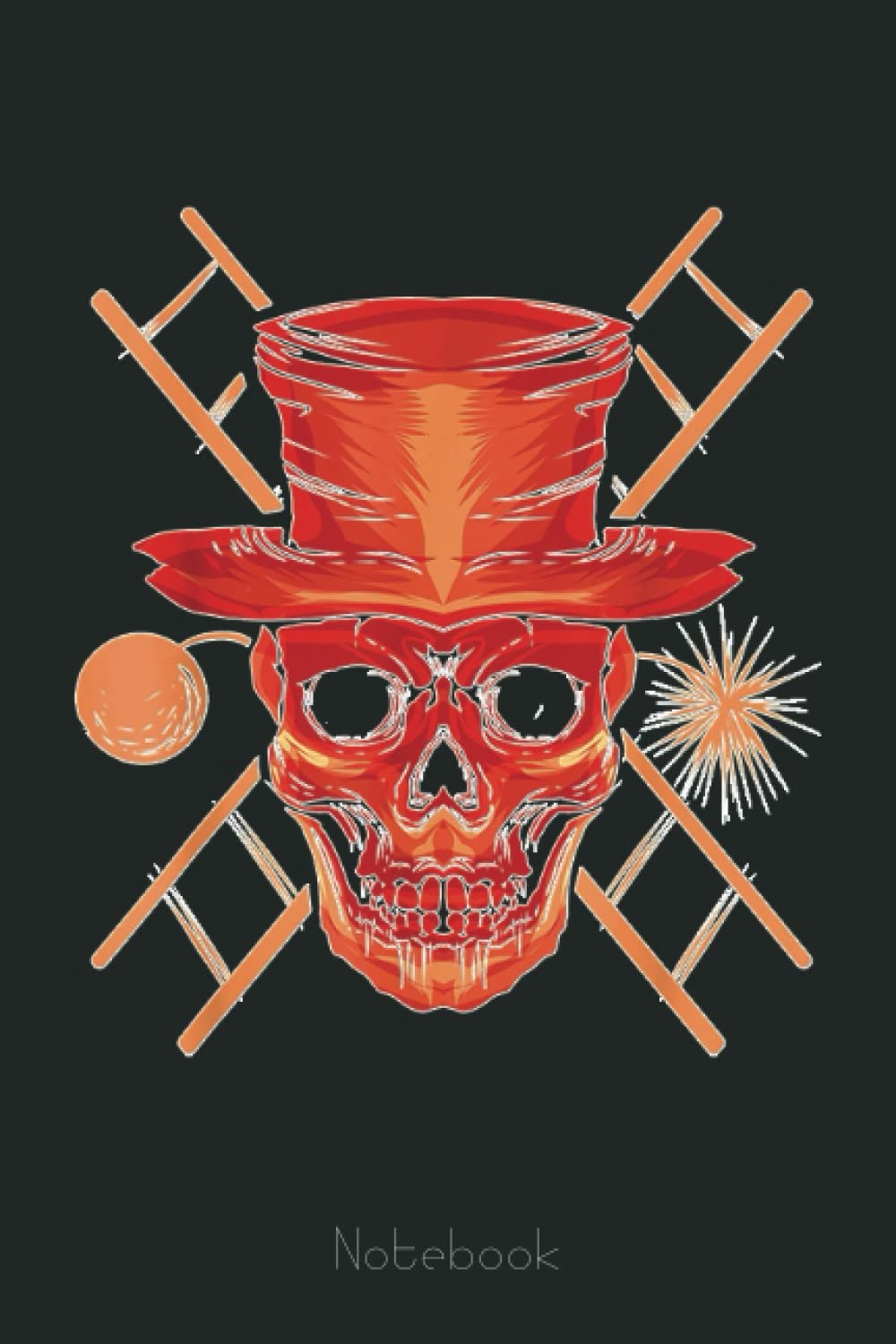 Chimney Sweep Skull Chimney Sweeper Chimneyer Gift Notebook: Skull Gothic Themed Journal Gift Under 10 Dollars For Family Friends 6x9 110 Pages Unique Design