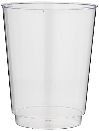 Blue Sky Vasos redondos desechables transparentes  10 onzas  Paquete de 100 vasos perfectos para fiestas, eventos y uso diario