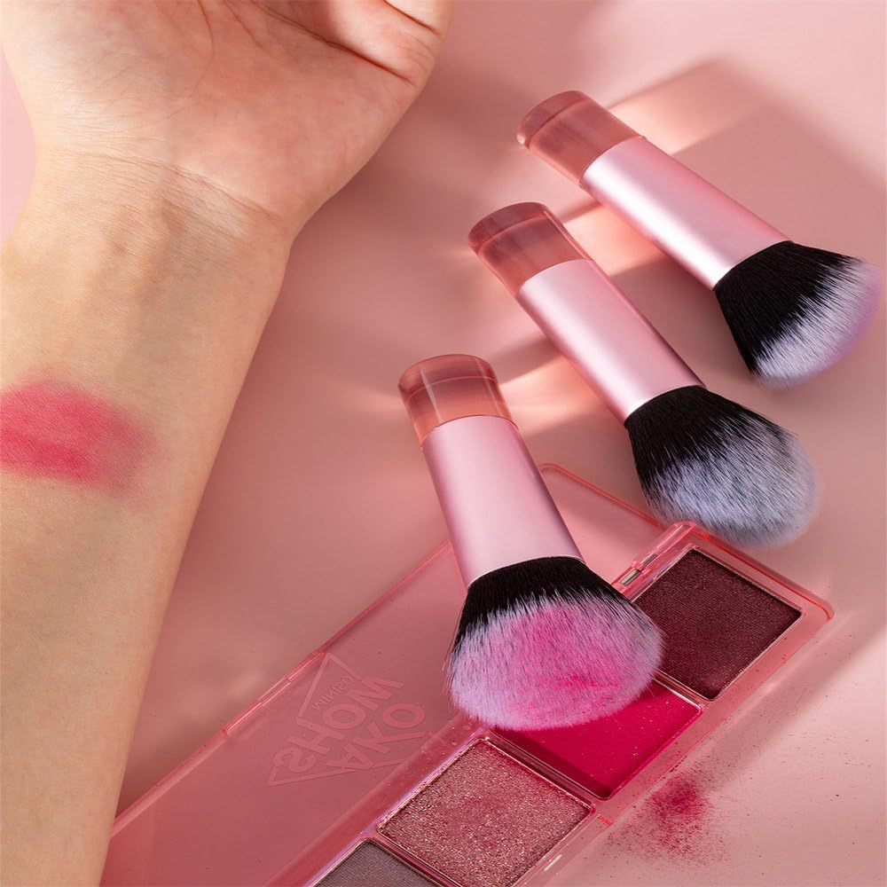 Single loose powder makeup brush, blush, nail art dust, short handle portable beauty toolontouring Brush(Blush brush)