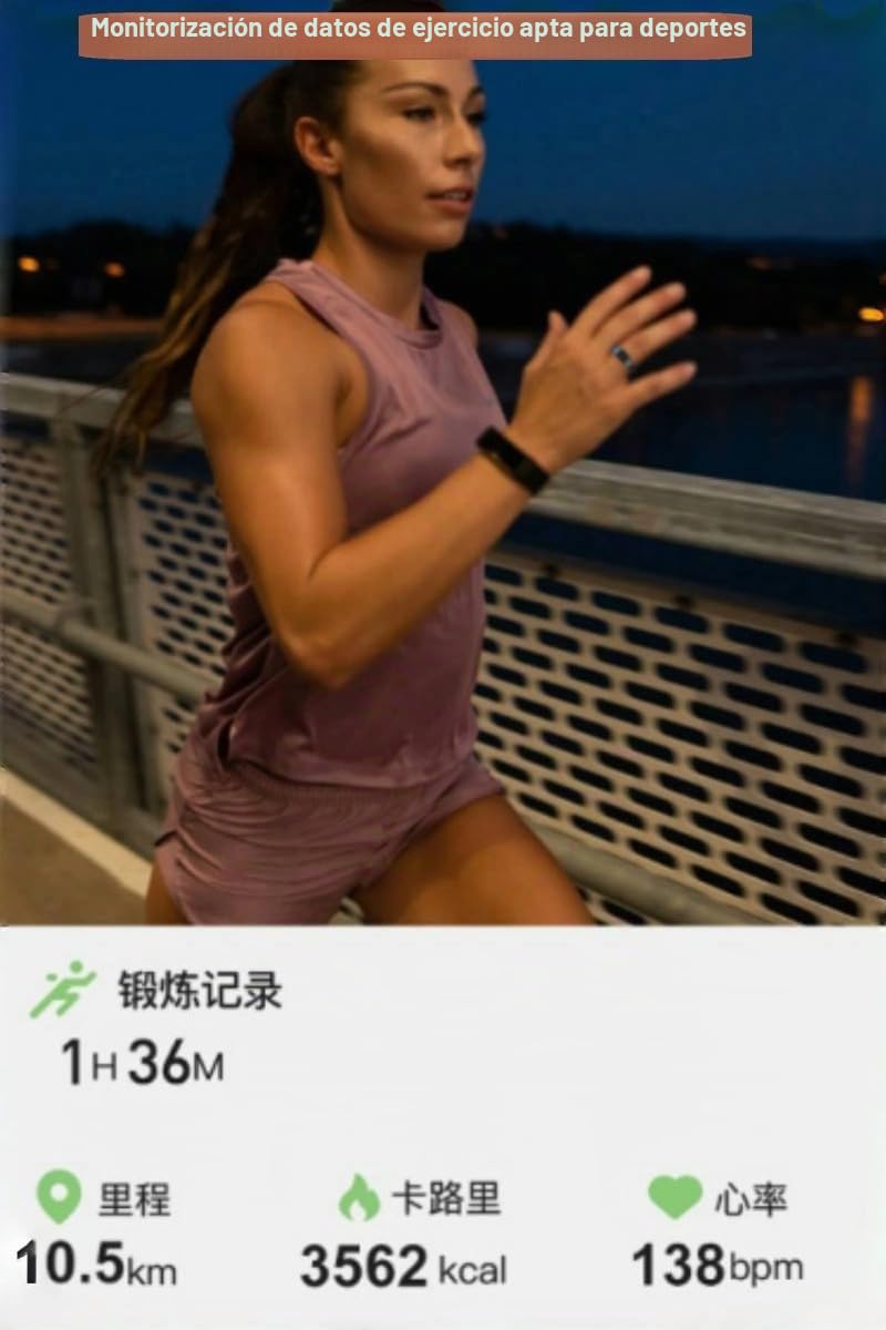 Cuifati Smart Ring Health Tracker, IP68 Anillo de Seguimiento de Actividad Física Portátil Resistente Al Agua para Mujeres y Hombres, Fitness Sleep Frecuencia Cardíaca Rastreador de