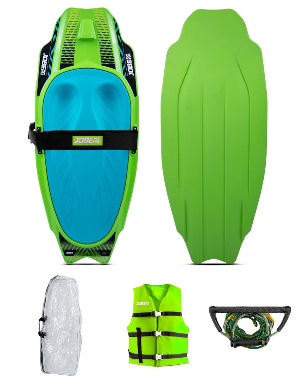 Jobe Slash Kneeboard Package Lime Green Planche Flottante, Unisexe-Adulte, Vert (Vert), Taille Unique