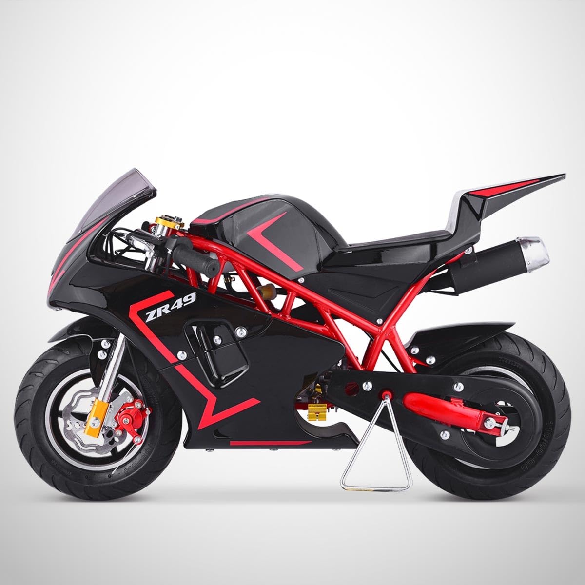 Pocket Course ZRX 49 / Mini Moto Enfant 50cc / Édition 2021 / Rouge