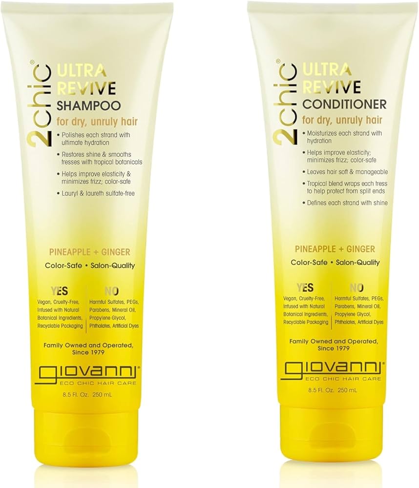 Amazon.com : GIOVANNI 2chic Ultra-Revive Shampoo & Conditioner
