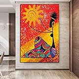 ●Toile d'une très belle qualité d'impression qui donne super bien exposée au mur! très jolie rendu,belles couleurs,image imprimée sur toile,ces couleurs ravive le pan de mur,très agréable à regarder.Facile à nettoyer par Chiffon humide.
