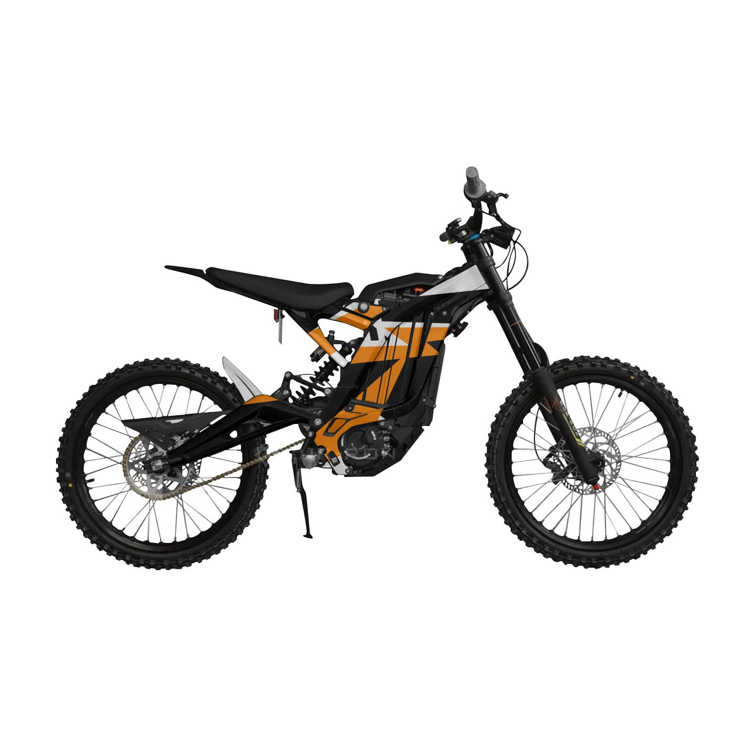 Surron Light Bee Graphics Kit Wrap - Bars and Bolts Orange - Sur-Ron Skin - Premium 3M Vinyl Protective Wrap Decal Cover - Easy to Apply | Crafted in The USA by MightySkins