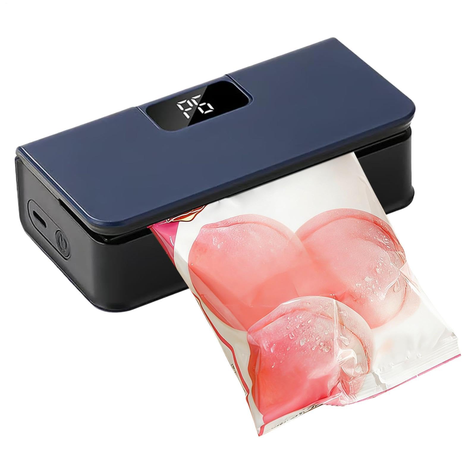 Macchina di sigillatura magnetica per frigorifero - Spolveratore alimentare magnetico 6 livelli, sigillatrice ricaricabile - per viaggi, casa, frigorifero, ristorante,