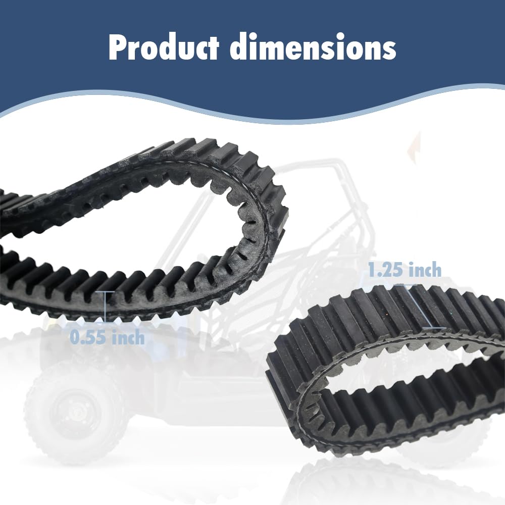 3211118 Drive Belt Compatible with Polaris Ranger 500 700 HD XP 800 Crew Sportsman 450 500 570 800 850 RZR 800 4 S Replaces 3211133 3211162 24G4022