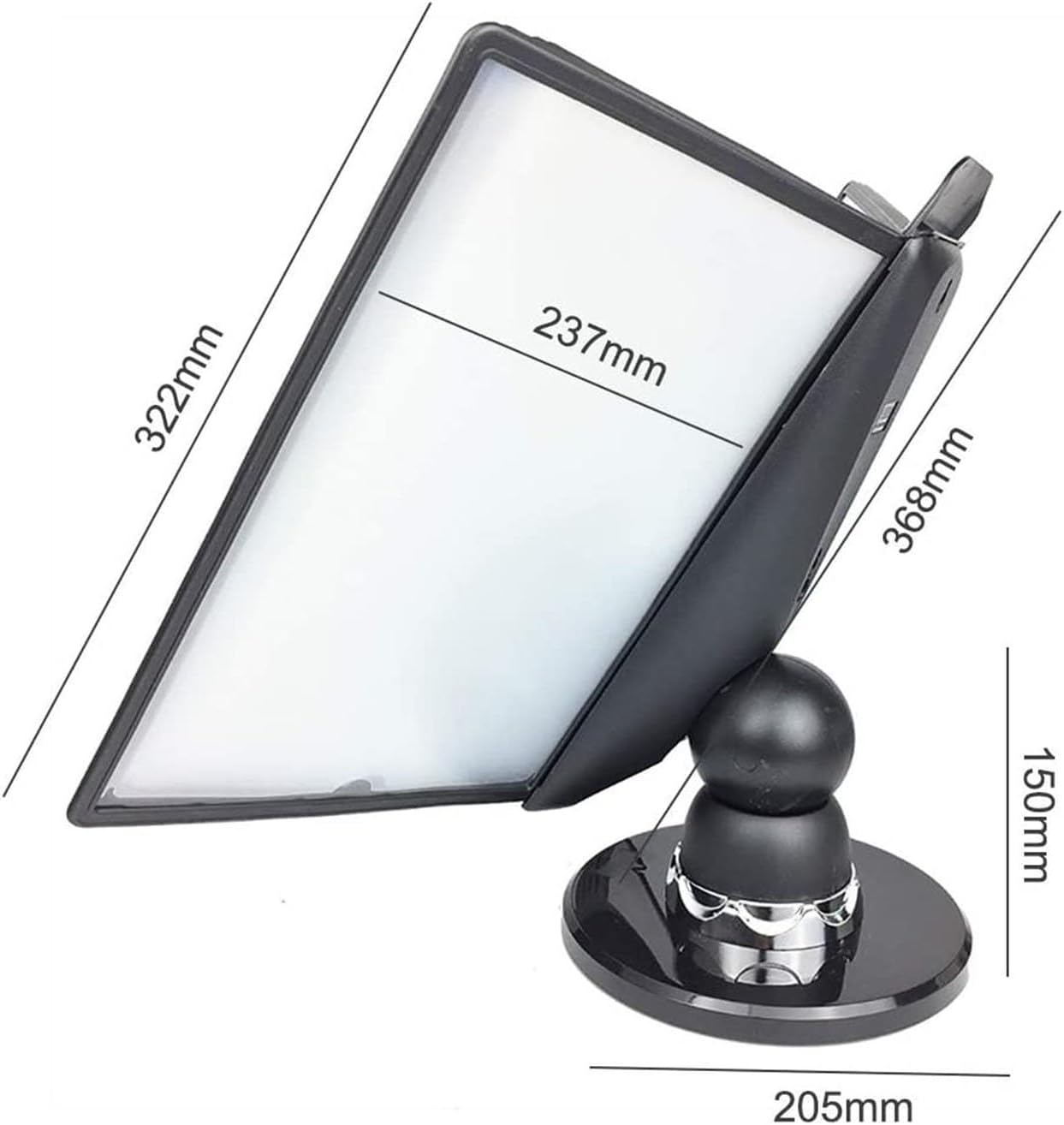 Desktop Reference System - Catalog Display Rack, File Organizer for Desk, 10 Double-Sided Display Pockets, Adjustable Desk Flip File Holder, for Office Display and Storage A4 Doc