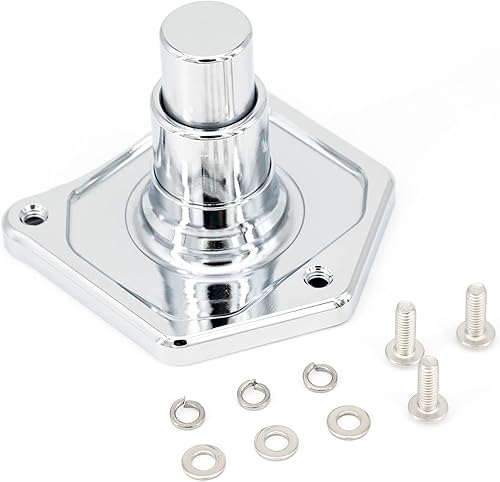 Americruise - Cubierta solenoide de motocicleta para Harley 1991-2017 Softail Dyna Sposter Big Twin Model (cromado)