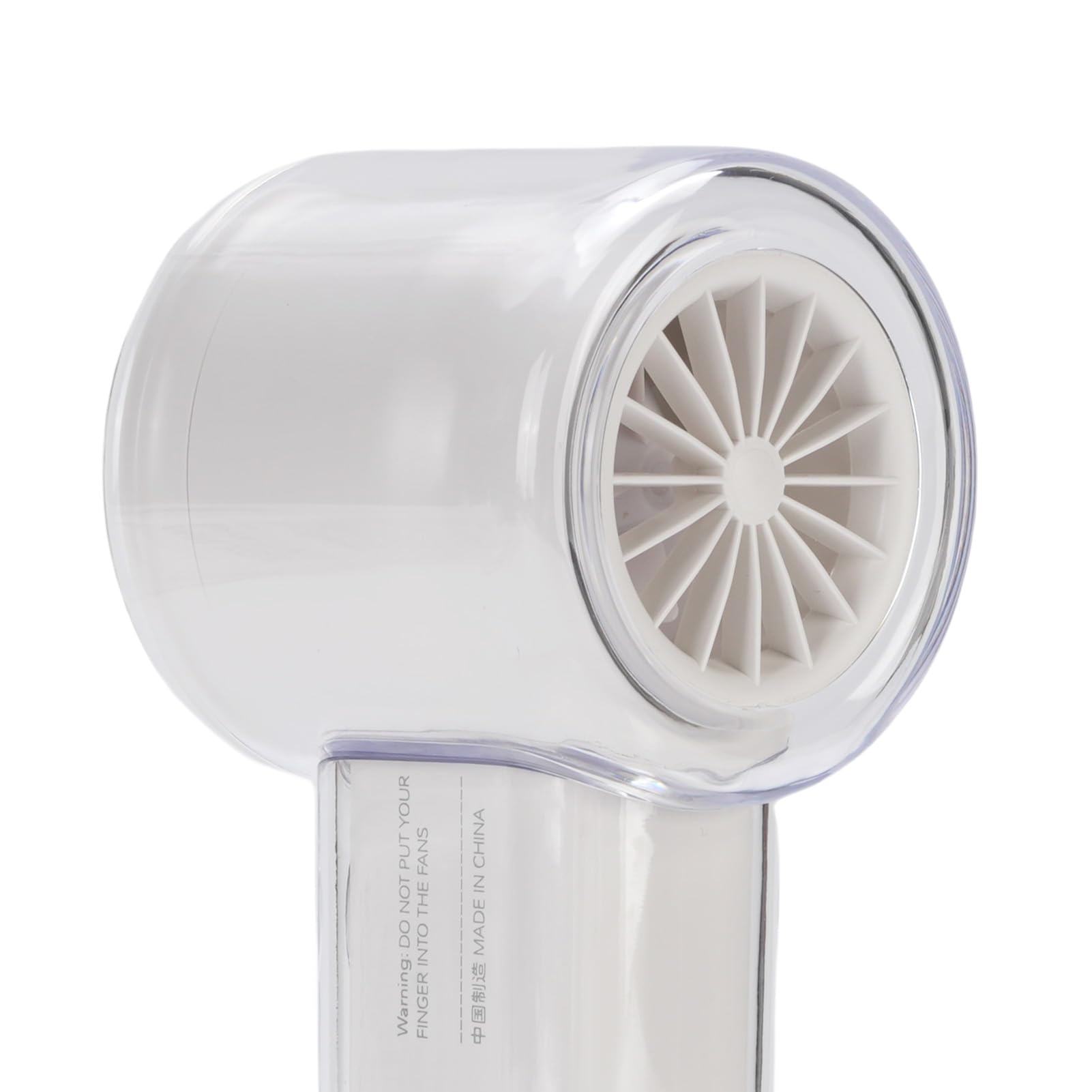 Acouto Ventilatore Portatile Portatile con Raffreddamento a Ghiaccio 100 Marce Ventola Silenziosa per Viaggi Casa Spiaggia Leggero D Ventola di Raffreddamento Silenziosa Porta L (WHITE)