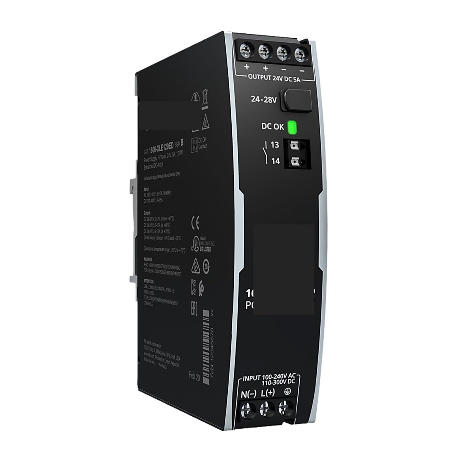 Alimentation du module PLC 1606-XLE120E original pour automatisme industriel