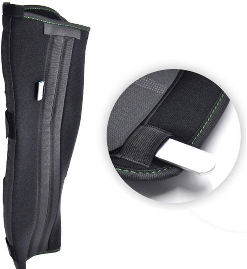 WDSOPK Knee Braces Steel Wrap Knee Brace Support, Immobilizer Knee Support Orthopedic Guard Protector for Knee Fracture Ligament Relaxation, Meniscus Injury