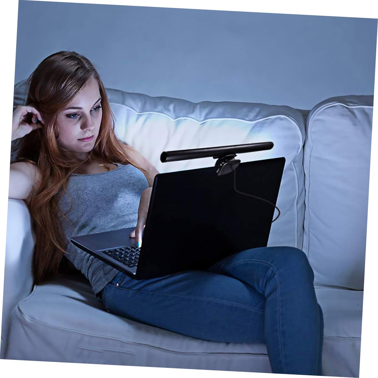 DOITOOL Monitor Lamp Led Dimmable Screen Light Bar Monitor Hanging Light for Desk Office Study