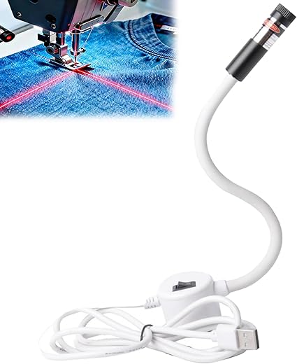 Laser Guide For Sewing Machines - Adjustable Dot/Straight