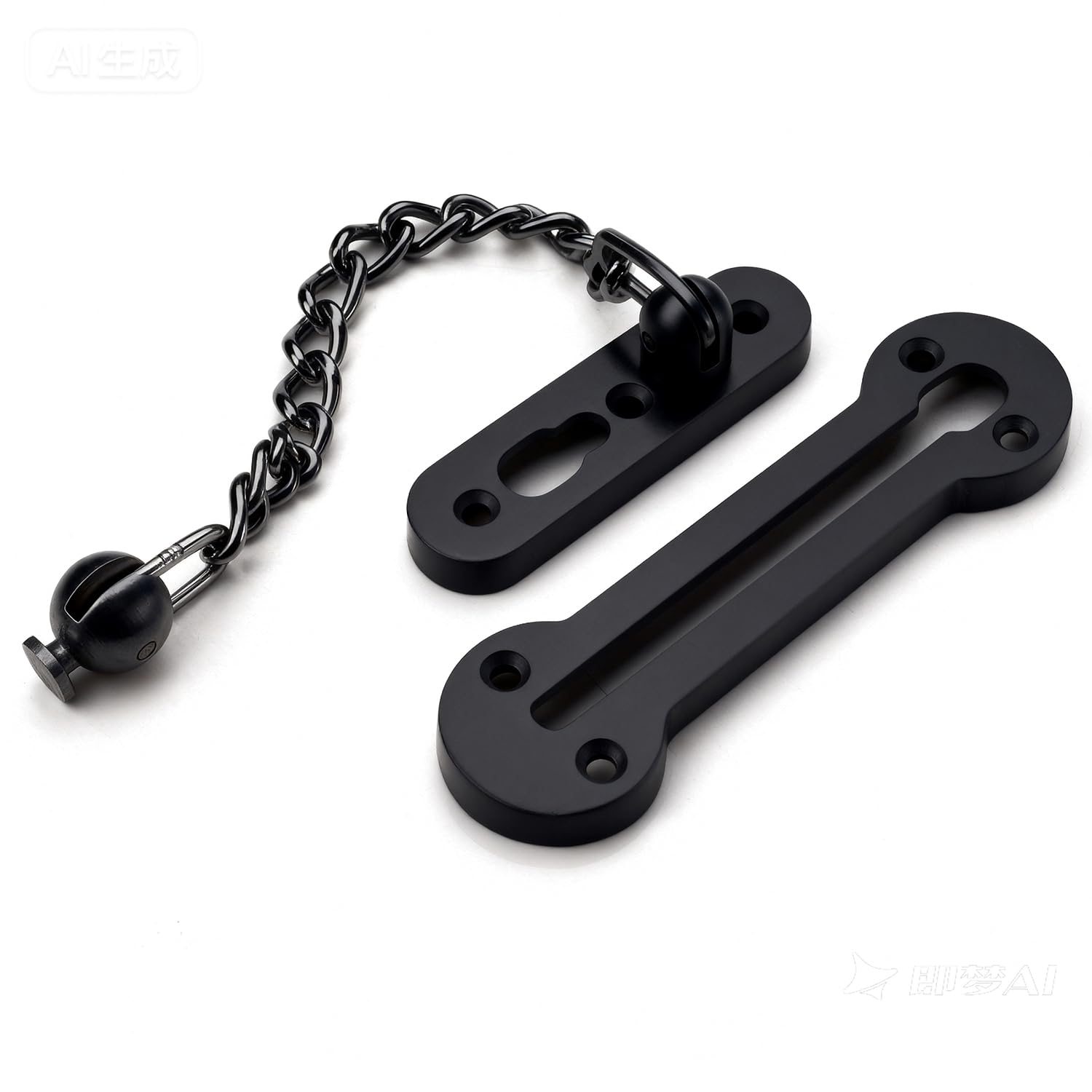 Photo 1 of TOPTAKE 304 Stainless Steel Security Door Latch (Black)
