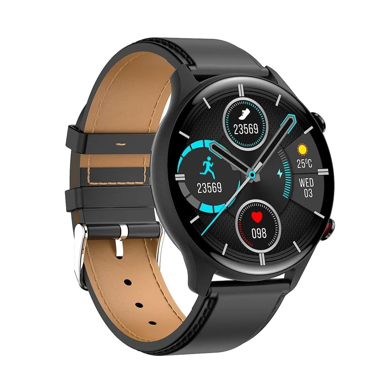 GAMESIR Sk10 Round Dial Smart Watch with High Resolution Health Tracking 5.0 Bluetooth Calling, IP68 Waterproof HD Display Multi Sports Mode & Customizable Watch Faces Smartwatch for Men & Women-Black (B0D1VMKXZD) Amazon Price History, Amazon Price Tracker