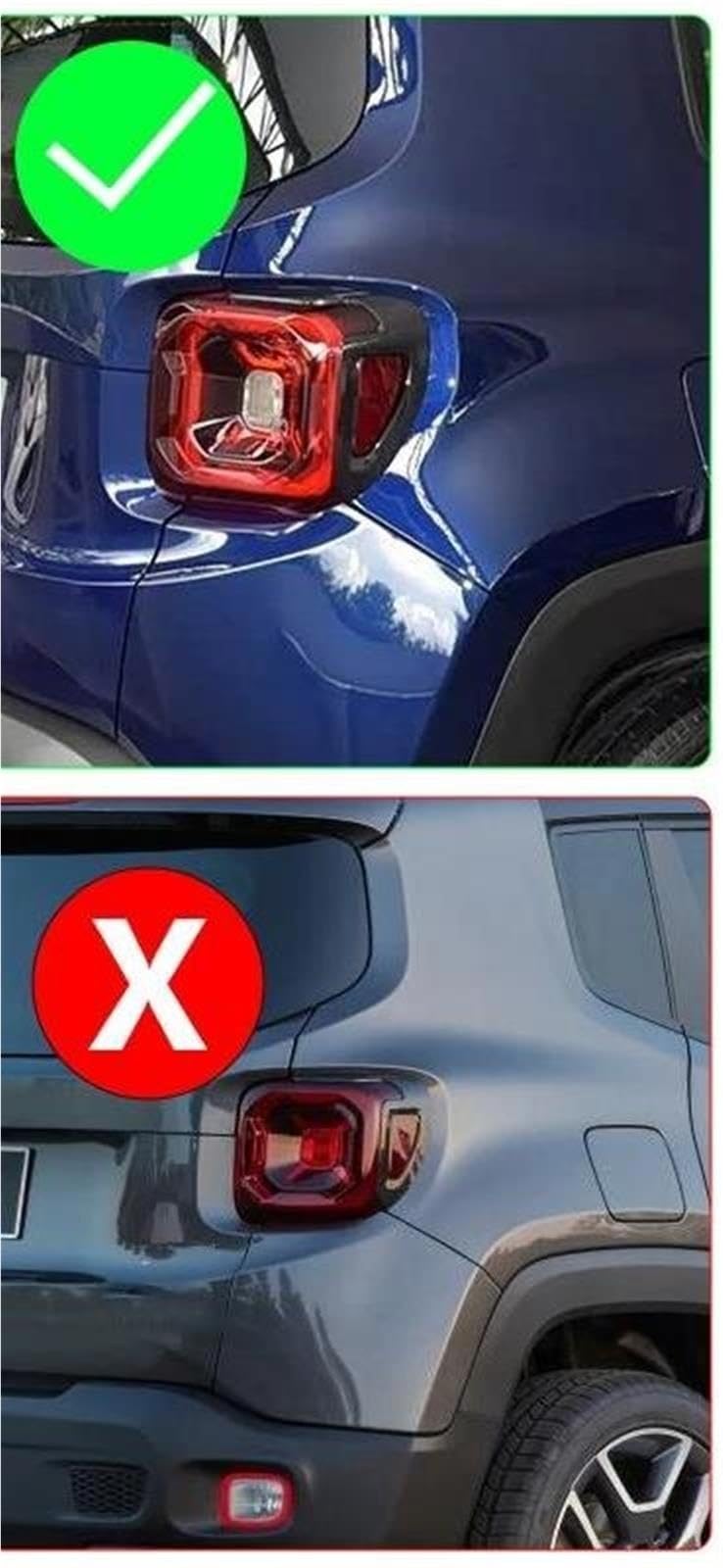 Para Jeep Para Renegade 2019-2021 LED Luz Trasera Parachoques Coche