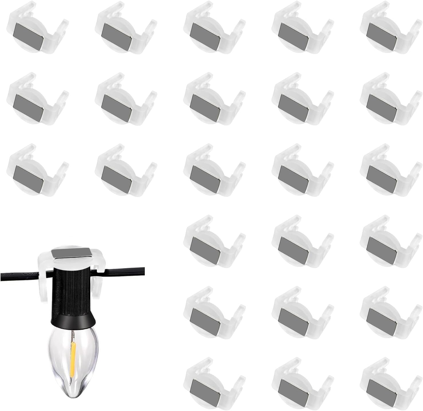 AMIPEPE Christmas Light Clips, C9/E17 Socket