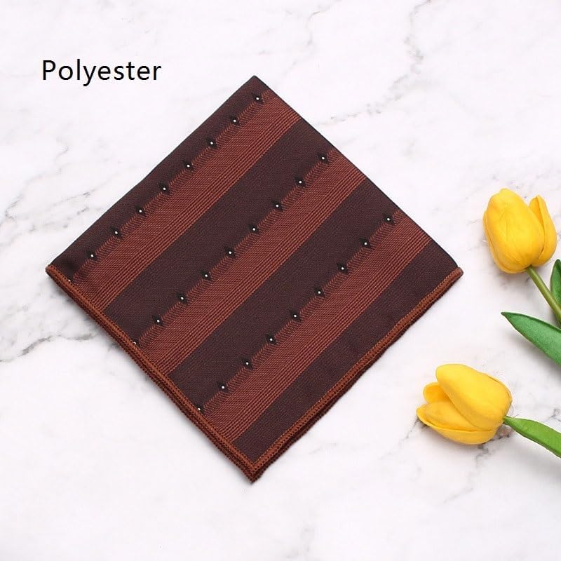 Men's Formal Suit Pocket Square Wedding Polyester Handkerchief Party Pocket Towel Suit Accessory