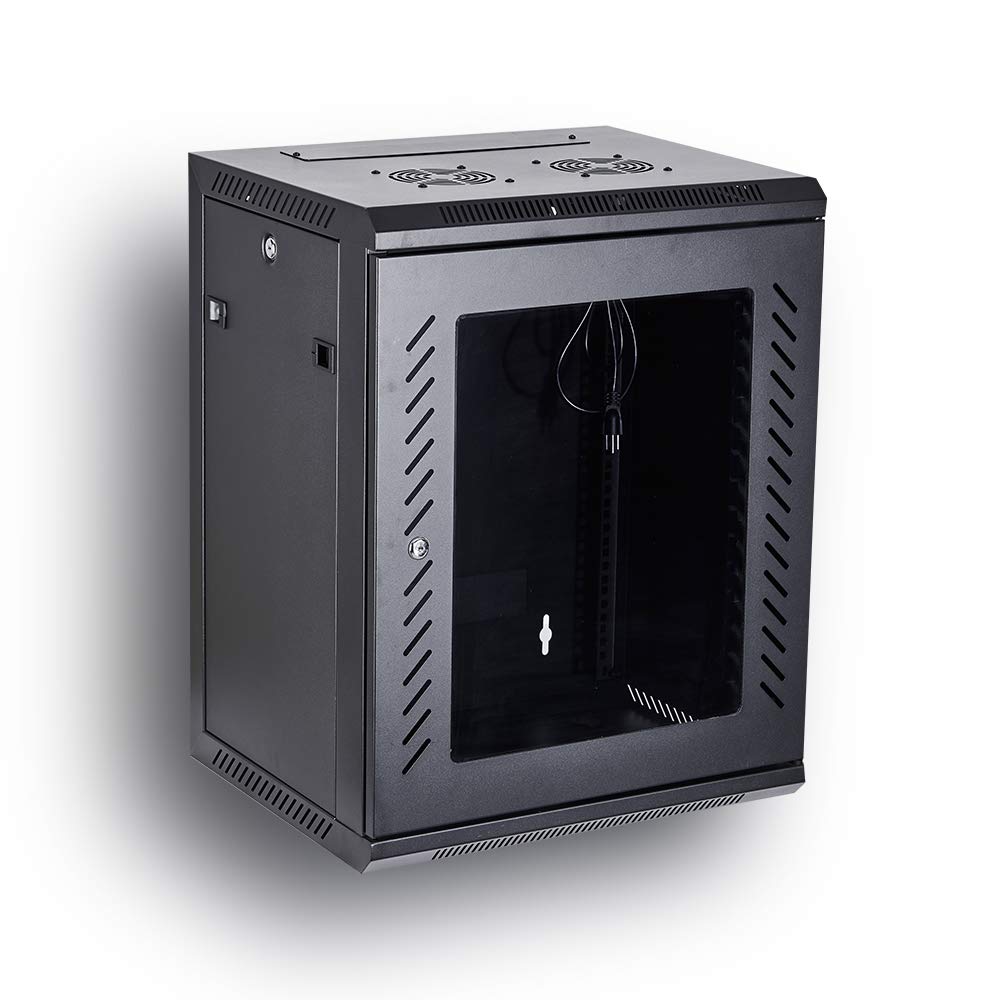 Buy Kenuco Wall Rack Server Cabinet Data Network Enclosure 19-Inch ...