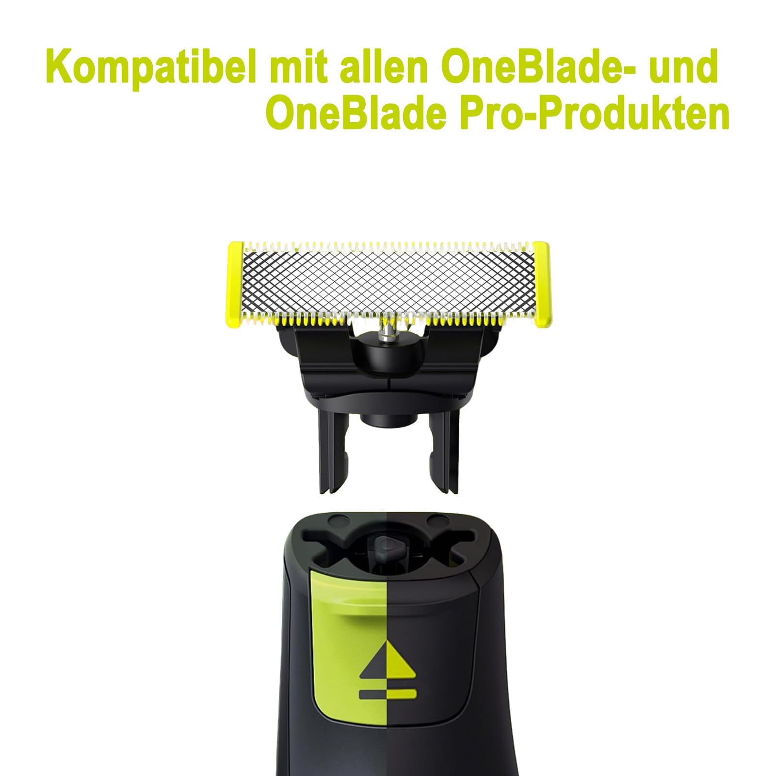 2 Stück Ersatzklingen für Philips OneBlade & OneBlade Pro – Bruchsicher & Langlebig für Gesicht und Körper.