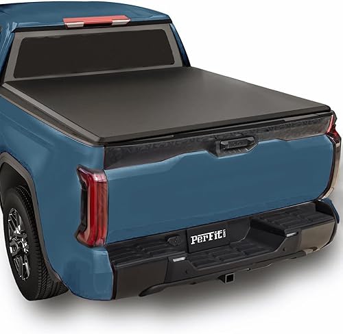 Vista 15 de Perfit Liner FPR - Cubierta Tonneau rígida de perfil bajo para caja de camioneta de cuatro pliegues, compatible con Toyota Tundra 2022-2026, caja