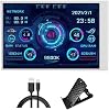 3.5 Inch Type C Portable Secondary Display Dynamic Wide View Small Monitor Multifunctional Energy Efficient USB C Secondary Display