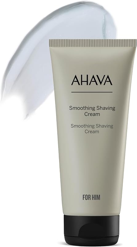 Crema de afeitar sin espuma para hombres - Crema de afeitar sedosa sin espuma, afeitado más apurado, calma y suaviza, enriquecida con Osmoter y G-Force: raíz de jengibre, ginseng, ginkgo biloba y té verde, 6.8 onzas líquidas