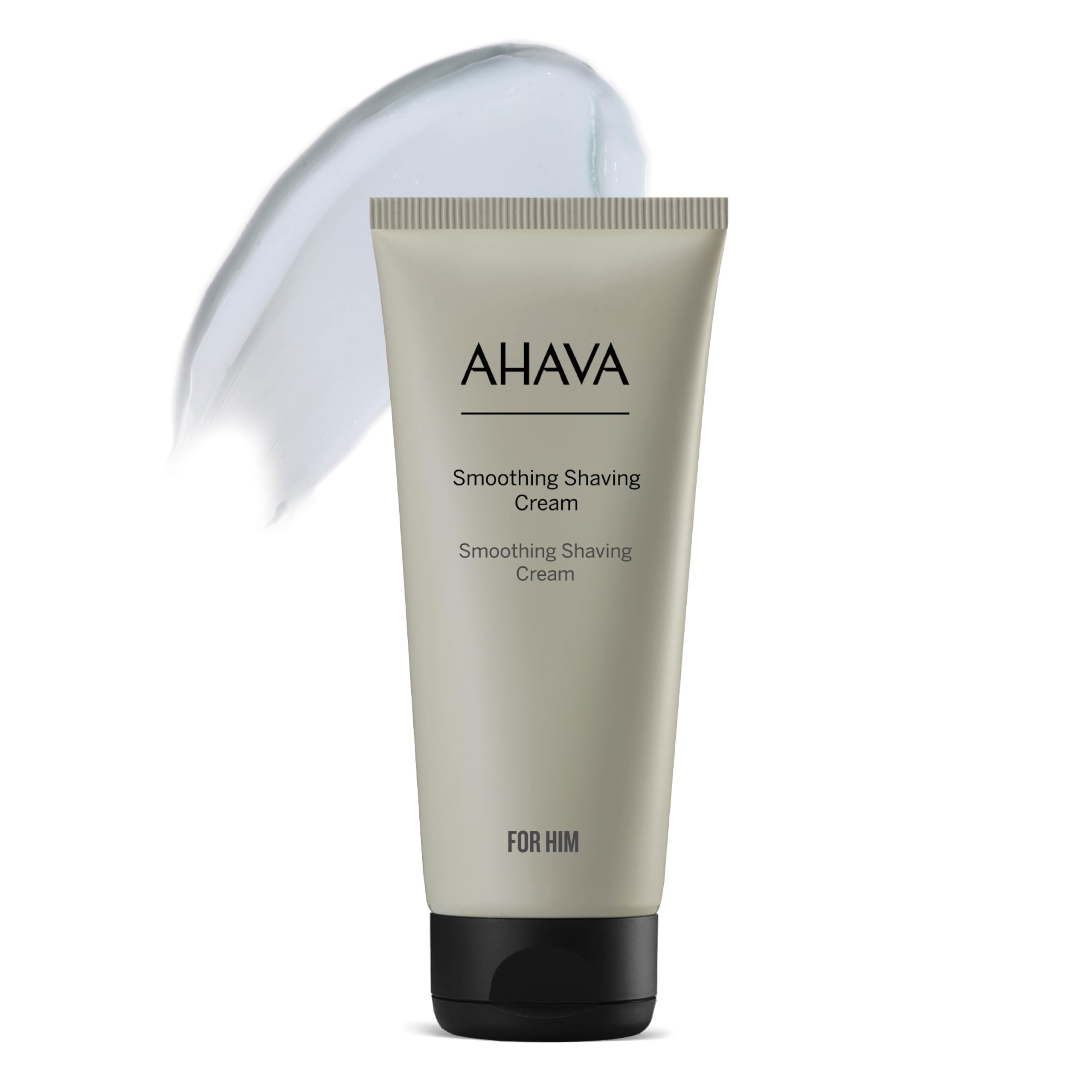 AHAVA Men's Foam-Free Shaving Cream - Foamless Silky Shaving Cream, Closer Shaving, Soothes & Softens, enriched with Osmoter & G-Force: Ginger Root, Ginseng, Ginkgo Biloba & Green Tea, 6.8 Fl.Oz