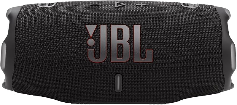 JBL, Caixa de Som, Charge 6, Bluetooth, Portátil, À Prova D'água e Poeira, Bateria de até 28h, Auracast, Som JBL Pro, AI Sound Boost, 30 W RMS - Preto