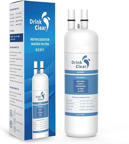 Repuesto para Whirlpool EDR1RXD1, P8RFWB2L, W10295370A, compatible con agua de refrigerador Kenmore 9081, 46-9081, 46-9930, paquete de 1