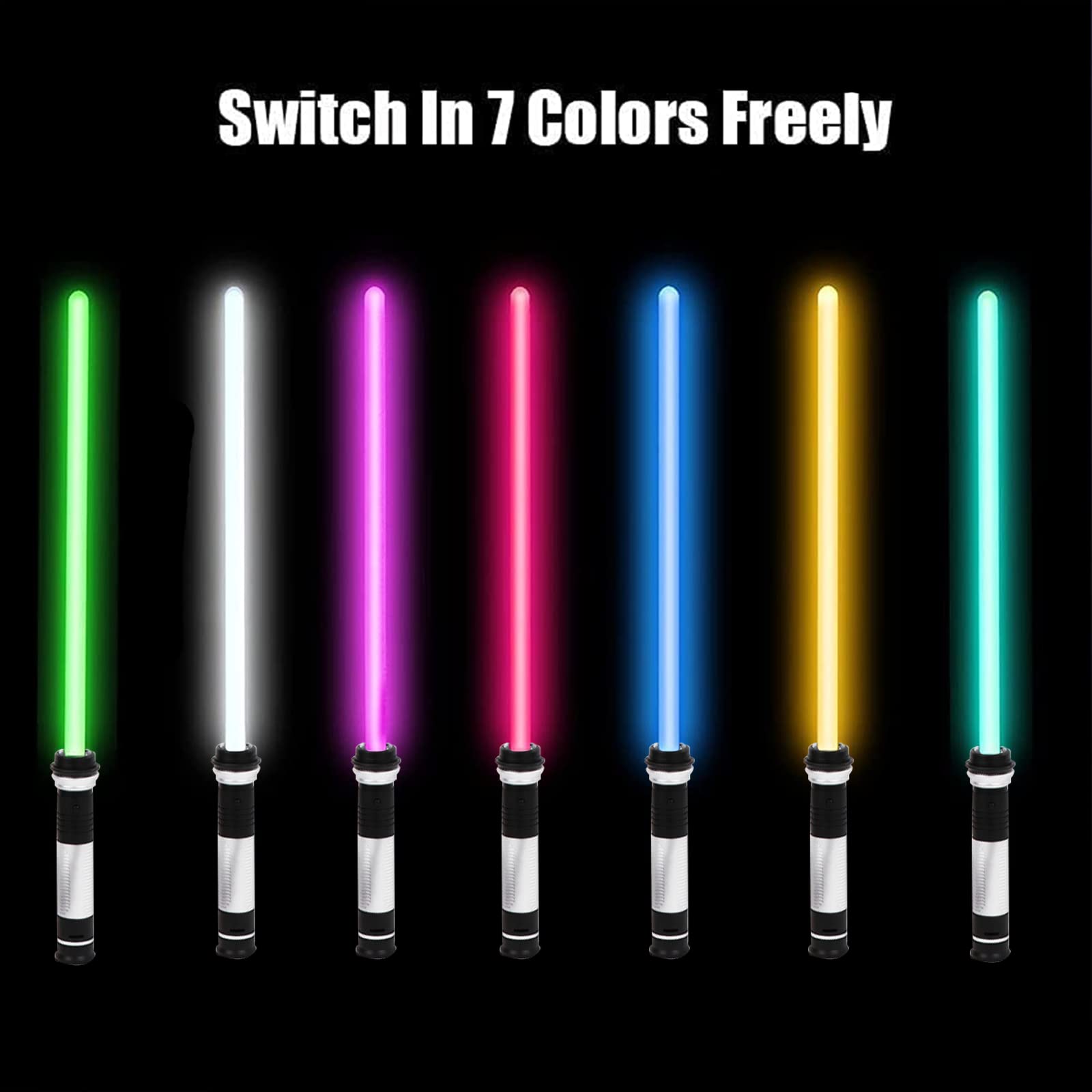Buy SOARFLY LED Light Saber, 7 Color Changing Light Up Sword with Sound
