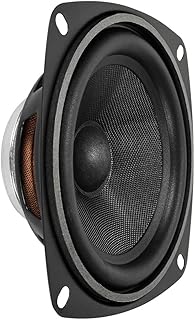 PRV AUDIO 4" Full-Range Neodymium Speaker 4MR60-NDY-4 PRO Audio Midrange - 60 Watts, 4 Ohm - Compact and Powerful Driver for Car Audio - Low Profile, High Fidelity Sound (Single)