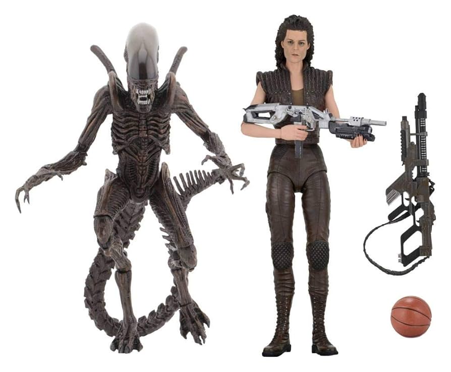 NECA Alien Resurrection: Ripley 8 and Alien Warrior Action