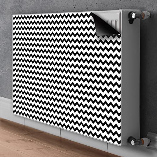 Cache radiateur blanc magnétique Decormat 100x60 couverture tapis aération