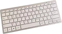 Teclado Bluetooth ABNT2 Ultra Fino Sem Fio – Com Tecla Ç e Command, Compatível com Notebook, Tablet, PC e Celular