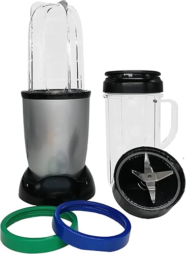 Licuadora de tamaño personal de 250 vatios de potencia Electirc Exprimidor de alimentos para batidos, licuados, condimentos, salsas con 3 tazas (12