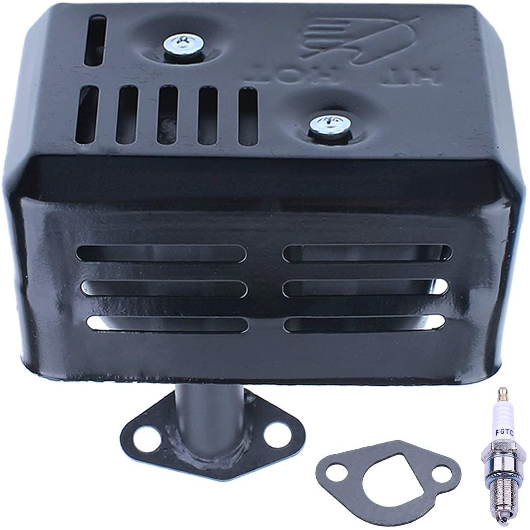 Adefol Muffler Exhaust Assembly For Honda GX160 GX200 Engines - 5.5HP 6.5HP Replacement